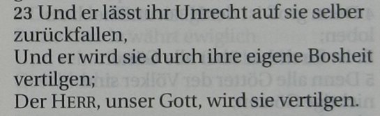 Psalm 94, 23