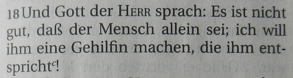 Genesis 2, 18
