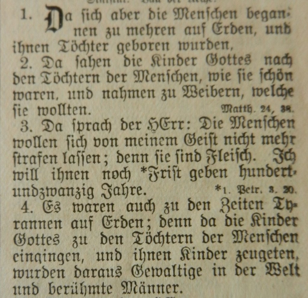 Genesis 6, 1-4