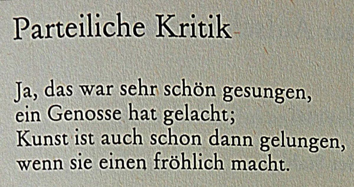 Waldemar Dege - Parteiliche Kritik