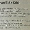 Waldemar Dege – Parteiliche Kritik