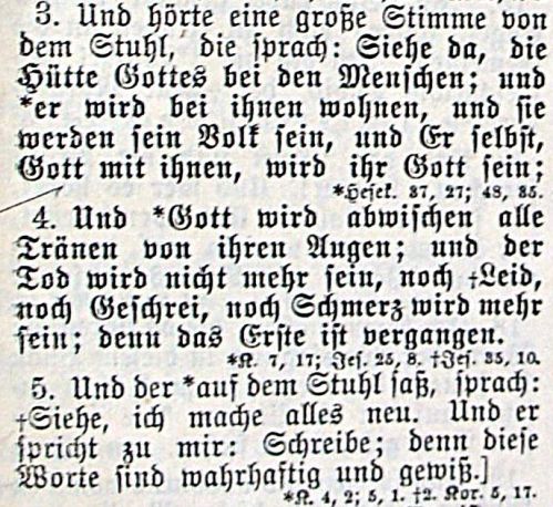 Offenbarung 21, 3-5