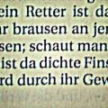Die Bibel – Jesaja 5, 30
