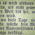 Die Bibel – Matthäus 24, 21-22