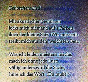 Waldemar Dege - Gehorchers Lied - 1973